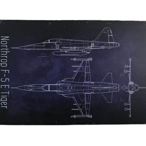 F-5E Tiger II Fondo Azul 1024x763